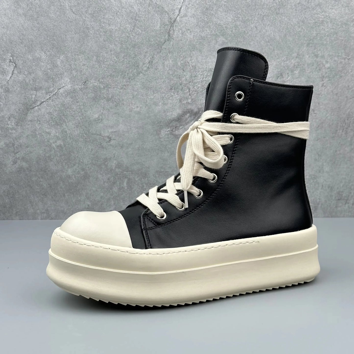 Gressus 歩 High-Top Leather Sneakers — Archive V.1