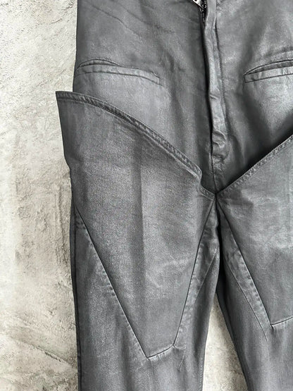Shell 殻 Coated Flare Pant — Archive V.1