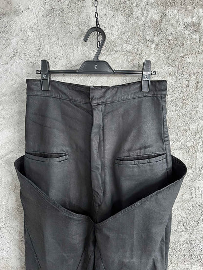 Shell 殻 Coated Flare Pant — Archive V.1