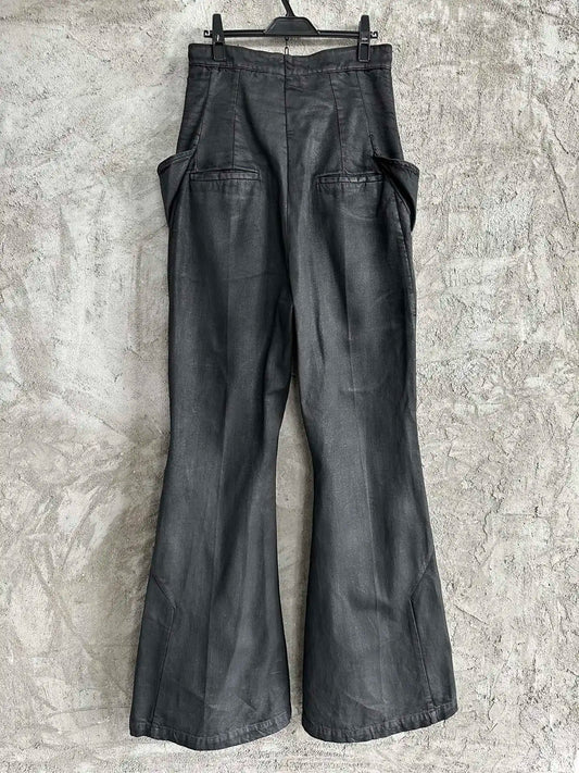 Shell 殻 Coated Flare Pant — Archive V.1