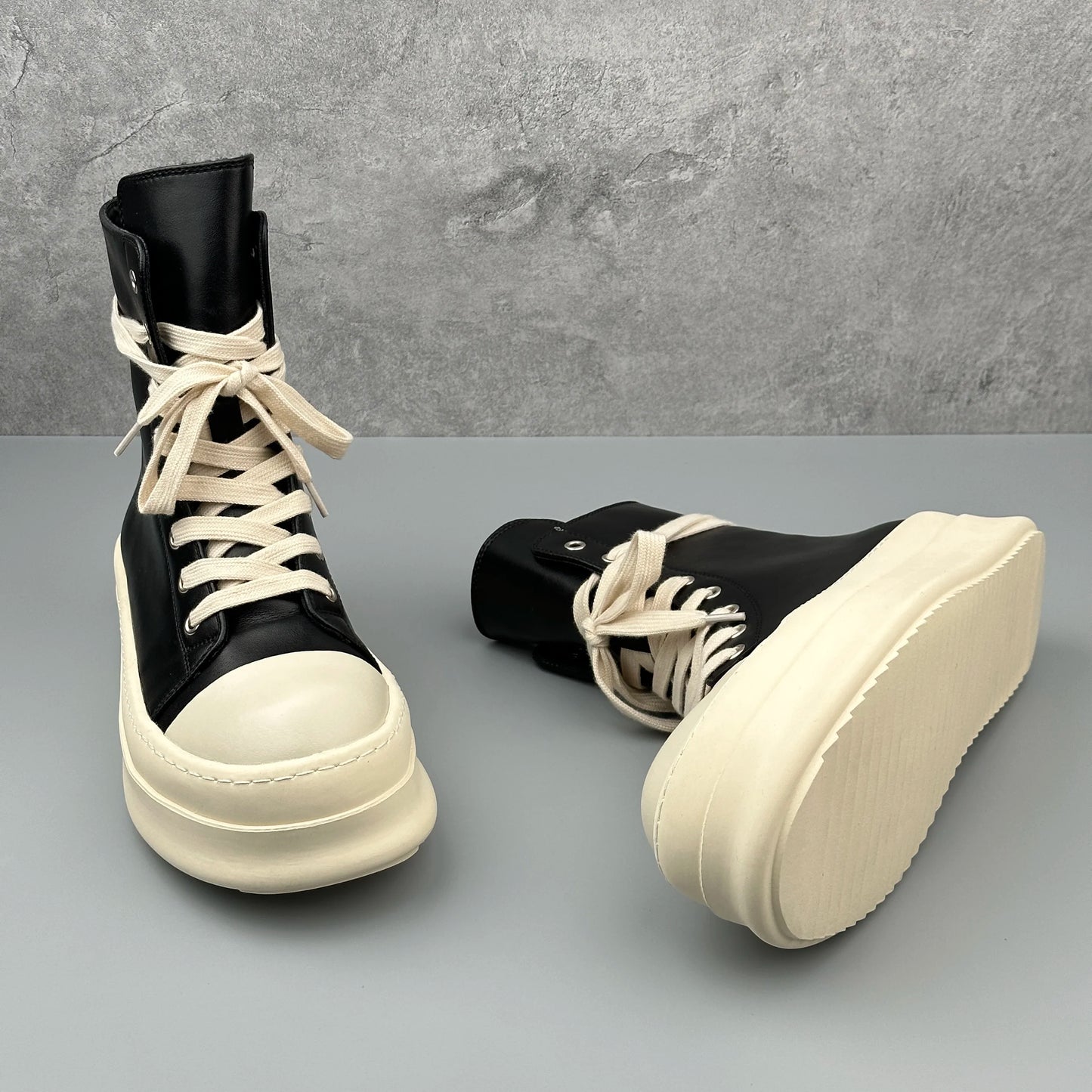 Gressus 歩 High-Top Leather Sneakers — Archive V.1