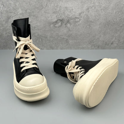 Gressus 歩 High-Top Leather Sneakers — Archive V.1
