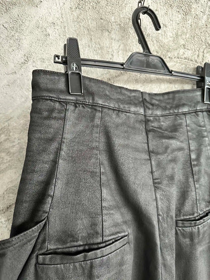 Shell 殻 Coated Flare Pant — Archive V.1